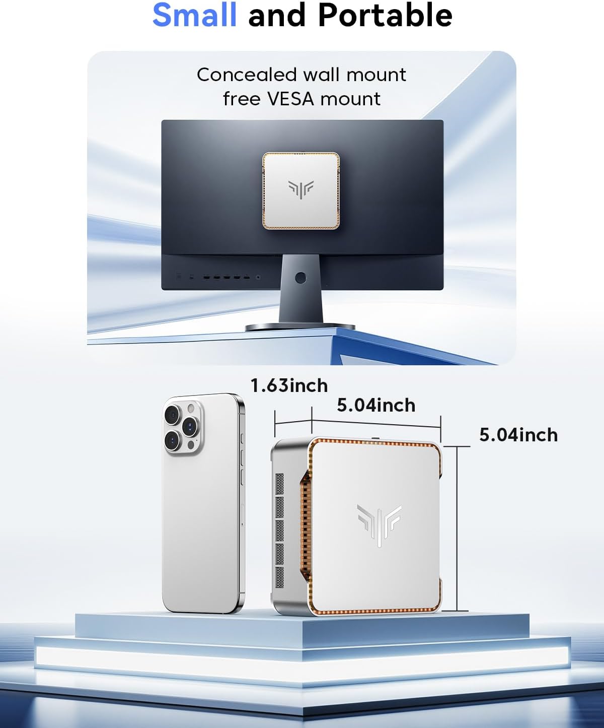KAMRUI P2 AMD Ryzen™ Embedded R2544 Mini PC