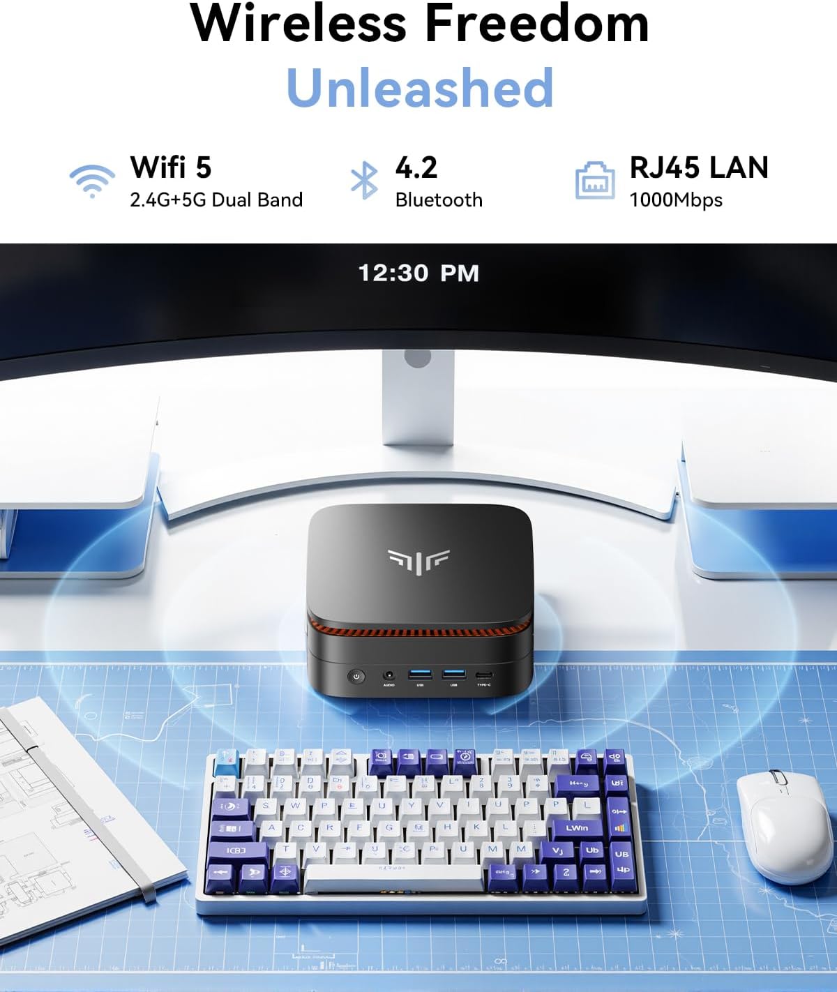 KAMRUI P1 AMD Ryzen™3 4300U Mini PC