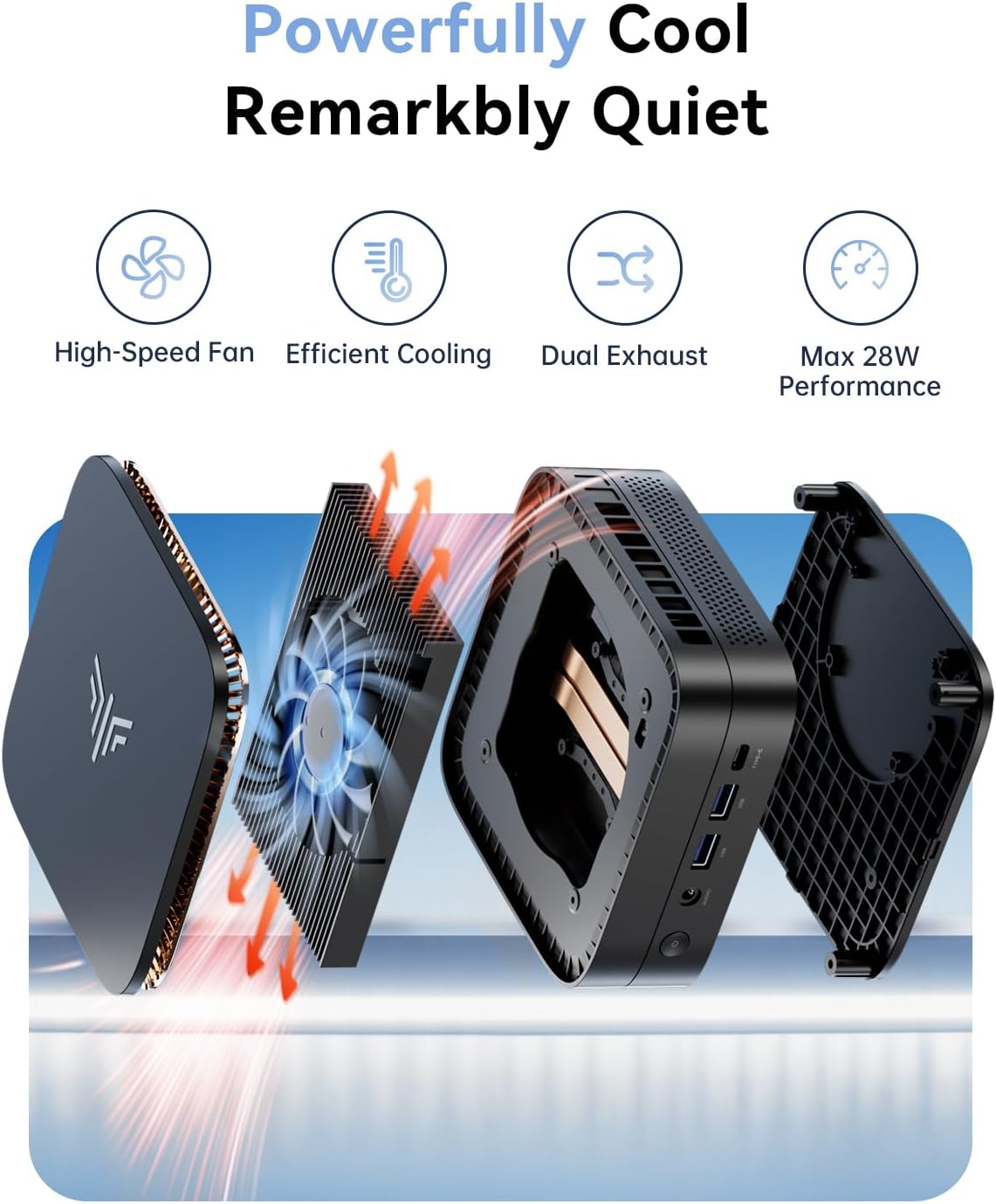 KAMRUI P1 AMD Ryzen™3 4300U Mini PC