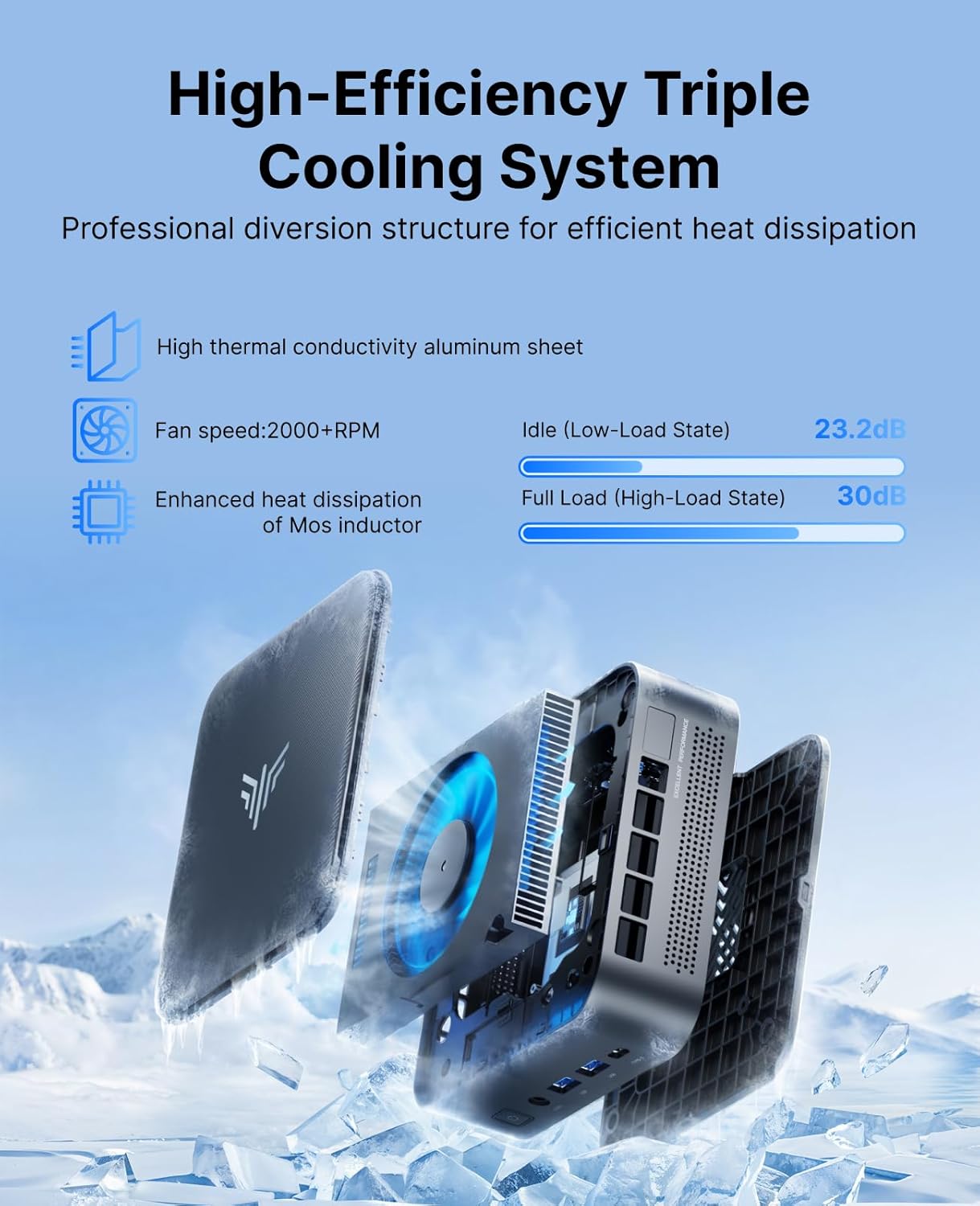 KAMRUI E3B AMD Ryzen Embedded V2748 Mini PC