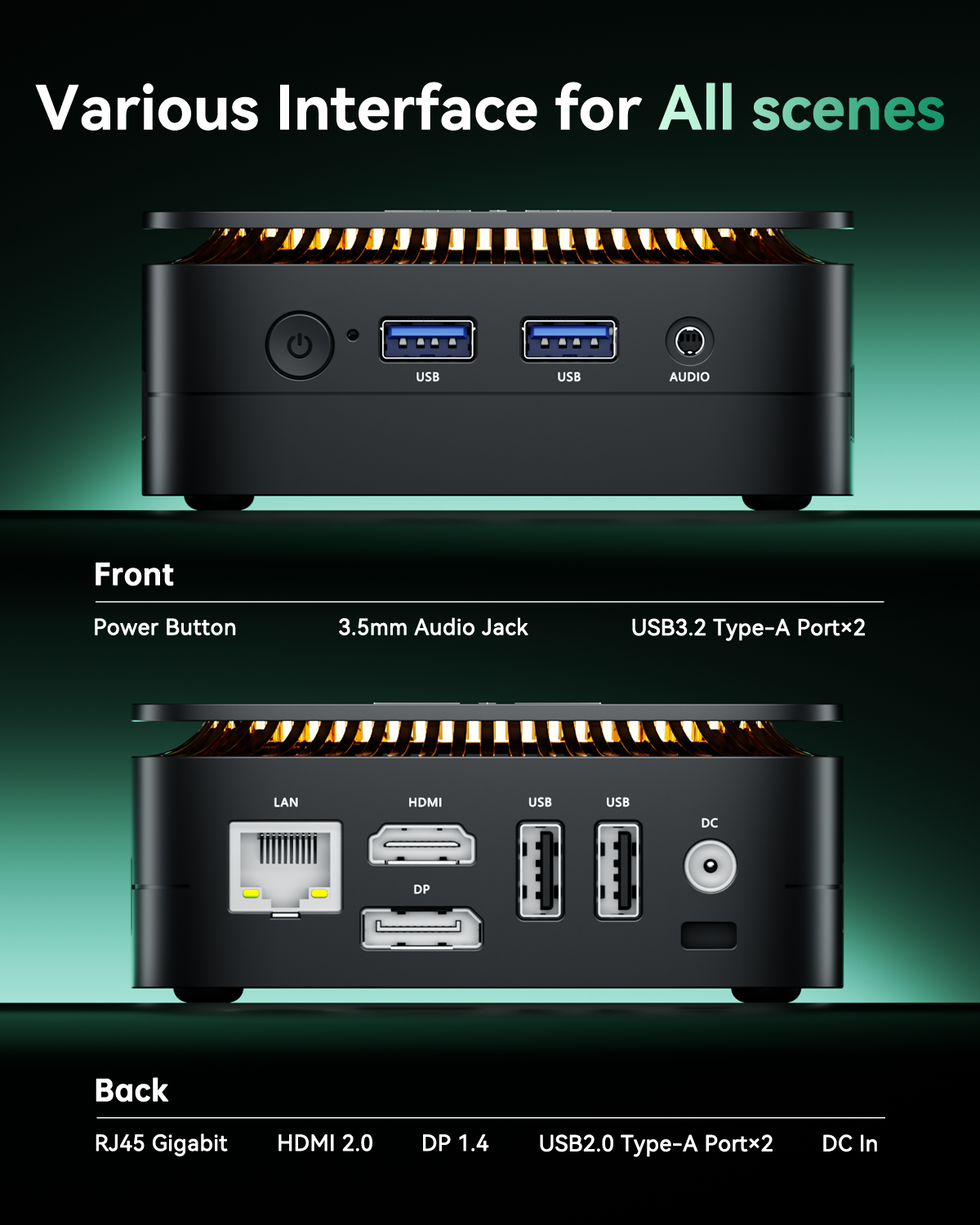 KAMRUI E1 AMD 3150U Mini PC