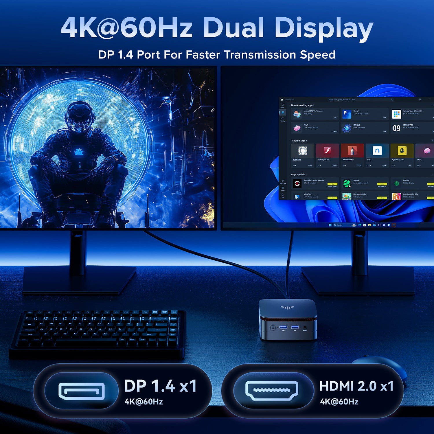 KAMRUI E1 AMD Ryzen™3 3250U Mini PC