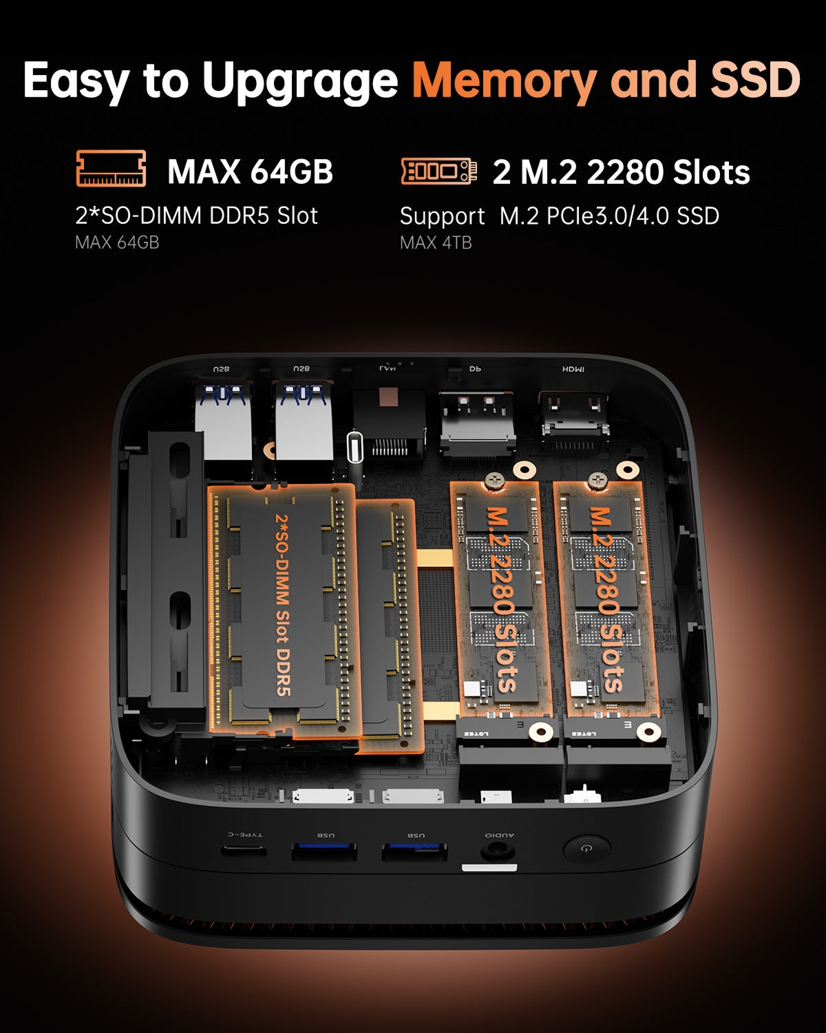 KAMRUI H1 AMD Ryzen 7 6800H/7735HS Mini PC